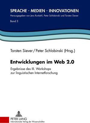 Buchcover Entwicklungen im Web 2.0  | EAN 9783653020397 | ISBN 3-653-02039-5 | ISBN 978-3-653-02039-7