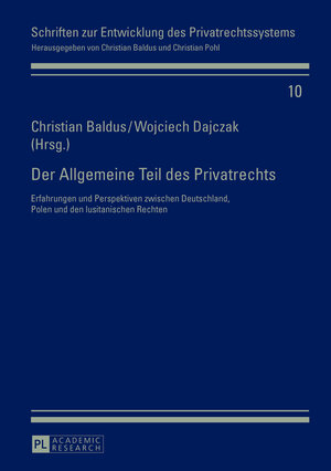 Buchcover Der Allgemeine Teil des Privatrechts  | EAN 9783653030709 | ISBN 3-653-03070-6 | ISBN 978-3-653-03070-9