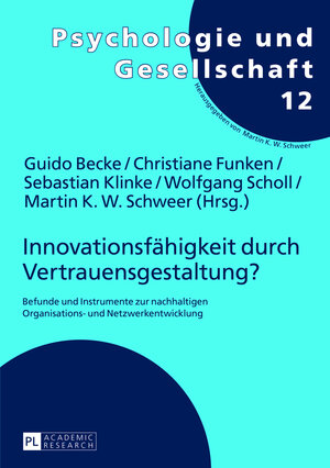 Buchcover Innovationsfähigkeit durch Vertrauensgestaltung?  | EAN 9783653033342 | ISBN 3-653-03334-9 | ISBN 978-3-653-03334-2