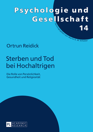 Buchcover Sterben und Tod bei Hochaltrigen | Ortrun Reidick | EAN 9783653056815 | ISBN 3-653-05681-0 | ISBN 978-3-653-05681-5