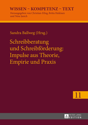 Buchcover Schreibberatung und Schreibförderung: Impulse aus Theorie, Empirie und Praxis  | EAN 9783653951752 | ISBN 3-653-95175-5 | ISBN 978-3-653-95175-2