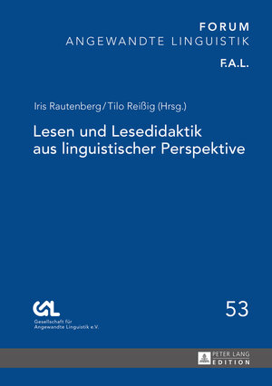 Buchcover Lesen und Lesedidaktik aus linguistischer Perspektive  | EAN 9783653974232 | ISBN 3-653-97423-2 | ISBN 978-3-653-97423-2
