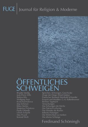 Buchcover Öffentliches Schweigen  | EAN 9783657779963 | ISBN 3-657-77996-5 | ISBN 978-3-657-77996-3