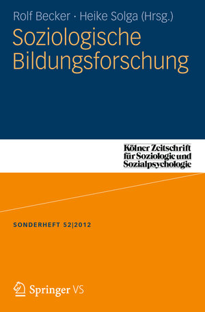 Buchcover Soziologische Bildungsforschung  | EAN 9783658001193 | ISBN 3-658-00119-4 | ISBN 978-3-658-00119-3