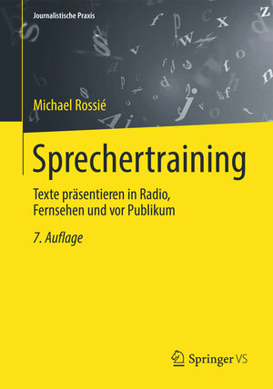 Buchcover Sprechertraining | Michael Rossié | EAN 9783658018917 | ISBN 3-658-01891-7 | ISBN 978-3-658-01891-7