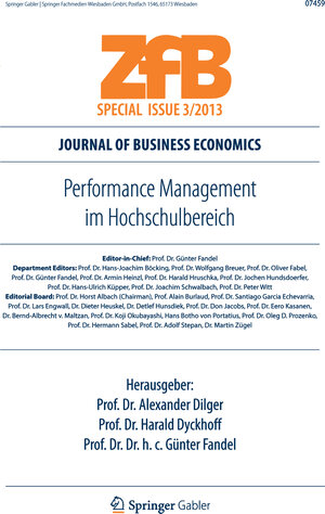 Buchcover Performance Management im Hochschulbereich  | EAN 9783658033477 | ISBN 3-658-03347-9 | ISBN 978-3-658-03347-7