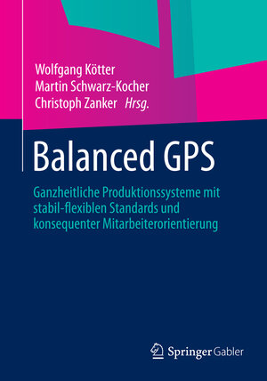 Buchcover Balanced GPS  | EAN 9783658035143 | ISBN 3-658-03514-5 | ISBN 978-3-658-03514-3