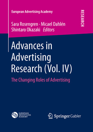 Buchcover Advances in Advertising Research (Vol. IV)  | EAN 9783658042165 | ISBN 3-658-04216-8 | ISBN 978-3-658-04216-5
