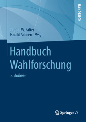 Buchcover Handbuch Wahlforschung  | EAN 9783658051648 | ISBN 3-658-05164-7 | ISBN 978-3-658-05164-8