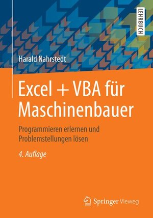 Buchcover Excel + VBA für Maschinenbauer | Harald Nahrstedt | EAN 9783658059583 | ISBN 3-658-05958-3 | ISBN 978-3-658-05958-3