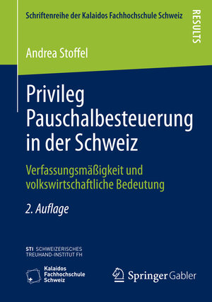 Buchcover Privileg Pauschalbesteuerung in der Schweiz | Andrea Stoffel | EAN 9783658060329 | ISBN 3-658-06032-8 | ISBN 978-3-658-06032-9