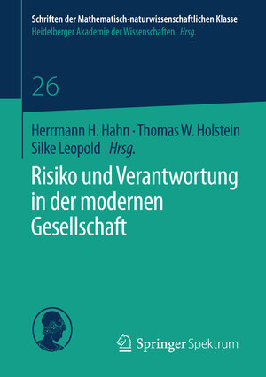 Buchcover Risiko und Verantwortung in der modernen Gesellschaft  | EAN 9783658063221 | ISBN 3-658-06322-X | ISBN 978-3-658-06322-1