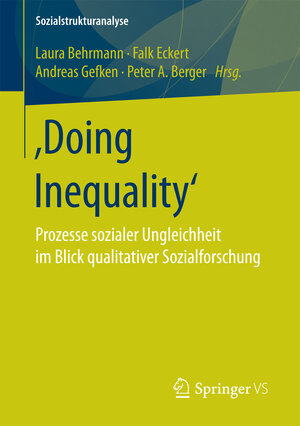 Buchcover ‚Doing Inequality‘  | EAN 9783658074203 | ISBN 3-658-07420-5 | ISBN 978-3-658-07420-3