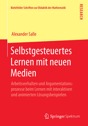 Buchcover Selbstgesteuertes Lernen mit neuen Medien | Alexander Salle | EAN 9783658076597 | ISBN 3-658-07659-3 | ISBN 978-3-658-07659-7