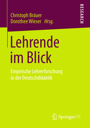 Buchcover Lehrende im Blick  | EAN 9783658097332 | ISBN 3-658-09733-7 | ISBN 978-3-658-09733-2