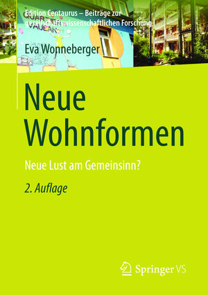 Buchcover Neue Wohnformen | Eva Wonneberger | EAN 9783658098872 | ISBN 3-658-09887-2 | ISBN 978-3-658-09887-2