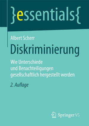 Buchcover Diskriminierung | Albert Scherr | EAN 9783658100667 | ISBN 3-658-10066-4 | ISBN 978-3-658-10066-7