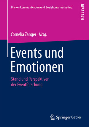 Buchcover Events und Emotionen  | EAN 9783658103026 | ISBN 3-658-10302-7 | ISBN 978-3-658-10302-6