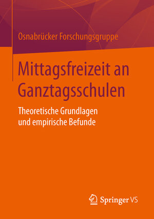 Buchcover Mittagsfreizeit an Ganztagsschulen  | EAN 9783658116231 | ISBN 3-658-11623-4 | ISBN 978-3-658-11623-1
