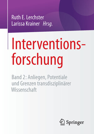 Buchcover Interventionsforschung  | EAN 9783658121549 | ISBN 3-658-12154-8 | ISBN 978-3-658-12154-9