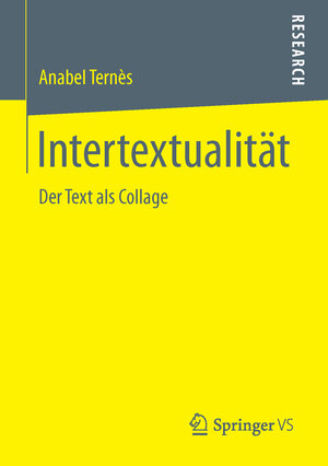 Buchcover Intertextualität | Anabel Ternès | EAN 9783658127923 | ISBN 3-658-12792-9 | ISBN 978-3-658-12792-3
