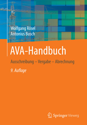 Buchcover AVA-Handbuch | Wolfgang Rösel | EAN 9783658150525 | ISBN 3-658-15052-1 | ISBN 978-3-658-15052-5