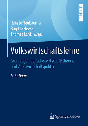 Buchcover Volkswirtschaftslehre  | EAN 9783658165239 | ISBN 3-658-16523-5 | ISBN 978-3-658-16523-9