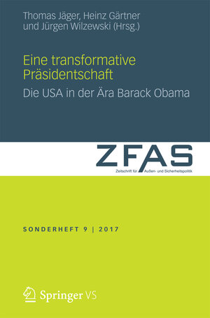 Buchcover Eine transformative Präsidentschaft  | EAN 9783658166717 | ISBN 3-658-16671-1 | ISBN 978-3-658-16671-7
