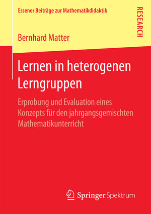 Buchcover Lernen in heterogenen Lerngruppen | Bernhard Matter | EAN 9783658166946 | ISBN 3-658-16694-0 | ISBN 978-3-658-16694-6