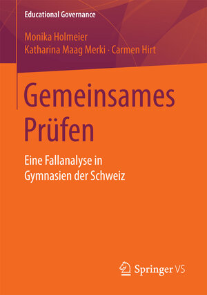 Buchcover Gemeinsames Prüfen | Monika Holmeier | EAN 9783658170592 | ISBN 3-658-17059-X | ISBN 978-3-658-17059-2