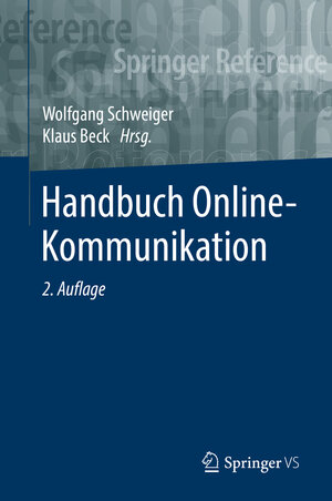 Buchcover Handbuch Online-Kommunikation  | EAN 9783658180157 | ISBN 3-658-18015-3 | ISBN 978-3-658-18015-7