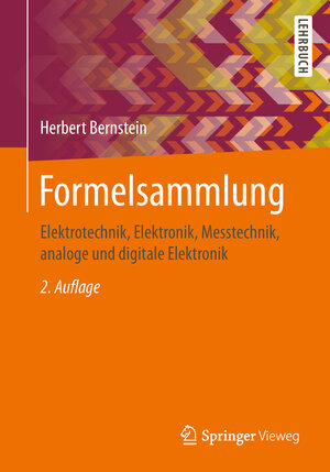 Buchcover Formelsammlung | Herbert Bernstein | EAN 9783658181796 | ISBN 3-658-18179-6 | ISBN 978-3-658-18179-6