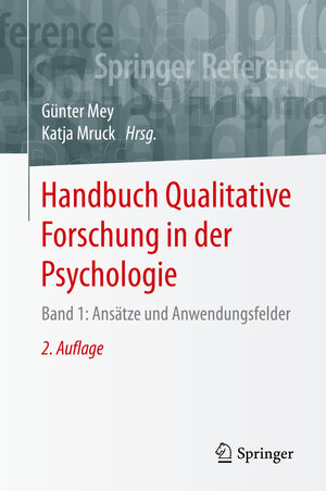 Buchcover Handbuch Qualitative Forschung in der Psychologie  | EAN 9783658182342 | ISBN 3-658-18234-2 | ISBN 978-3-658-18234-2