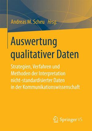 Buchcover Auswertung qualitativer Daten  | EAN 9783658184049 | ISBN 3-658-18404-3 | ISBN 978-3-658-18404-9