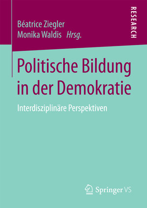 Buchcover Politische Bildung in der Demokratie  | EAN 9783658189334 | ISBN 3-658-18933-9 | ISBN 978-3-658-18933-4