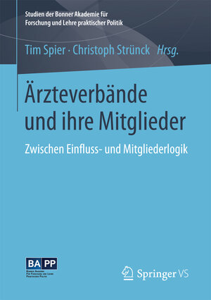 Buchcover Ärzteverbände und ihre Mitglieder  | EAN 9783658192488 | ISBN 3-658-19248-8 | ISBN 978-3-658-19248-8
