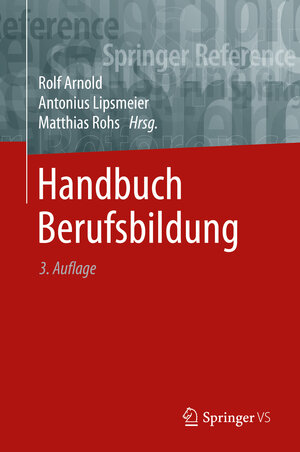 Buchcover Handbuch Berufsbildung  | EAN 9783658193126 | ISBN 3-658-19312-3 | ISBN 978-3-658-19312-6