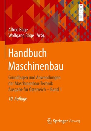 Buchcover Handbuch Maschinenbau  | EAN 9783658205010 | ISBN 3-658-20501-6 | ISBN 978-3-658-20501-0