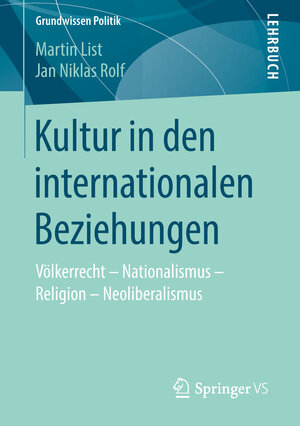 Buchcover Kultur in den internationalen Beziehungen | Martin List | EAN 9783658207885 | ISBN 3-658-20788-4 | ISBN 978-3-658-20788-5