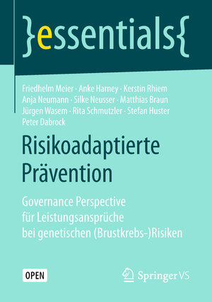 Buchcover Risikoadaptierte Prävention | Friedhelm Meier | EAN 9783658208004 | ISBN 3-658-20800-7 | ISBN 978-3-658-20800-4