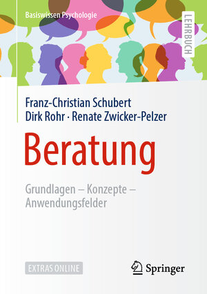 Buchcover Beratung | Franz-Christian Schubert | EAN 9783658208448 | ISBN 3-658-20844-9 | ISBN 978-3-658-20844-8