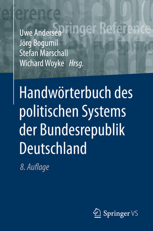 Buchcover Handwörterbuch des politischen Systems der Bundesrepublik Deutschland  | EAN 9783658236656 | ISBN 3-658-23665-5 | ISBN 978-3-658-23665-6