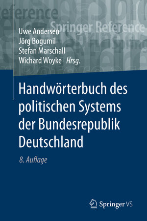 Buchcover Handwörterbuch des politischen Systems der Bundesrepublik Deutschland  | EAN 9783658236663 | ISBN 3-658-23666-3 | ISBN 978-3-658-23666-3