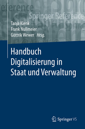 Buchcover Handbuch Digitalisierung in Staat und Verwaltung  | EAN 9783658236670 | ISBN 3-658-23667-1 | ISBN 978-3-658-23667-0