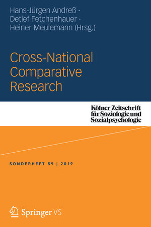Buchcover Cross-national Comparative Research  | EAN 9783658256098 | ISBN 3-658-25609-5 | ISBN 978-3-658-25609-8