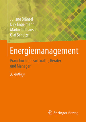 Buchcover Energiemanagement | Juliane Bränzel | EAN 9783658269180 | ISBN 3-658-26918-9 | ISBN 978-3-658-26918-0