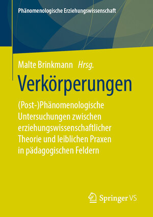 Buchcover Verkörperungen  | EAN 9783658274900 | ISBN 3-658-27490-5 | ISBN 978-3-658-27490-0