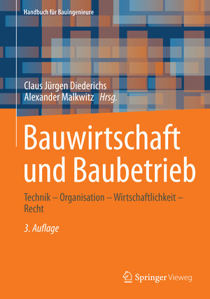 Buchcover Bauwirtschaft und Baubetrieb  | EAN 9783658279165 | ISBN 3-658-27916-8 | ISBN 978-3-658-27916-5