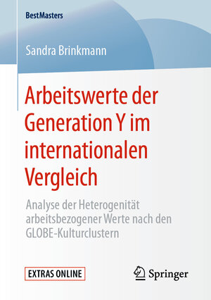 Buchcover Arbeitswerte der Generation Y im internationalen Vergleich | Sandra Brinkmann | EAN 9783658292348 | ISBN 3-658-29234-2 | ISBN 978-3-658-29234-8