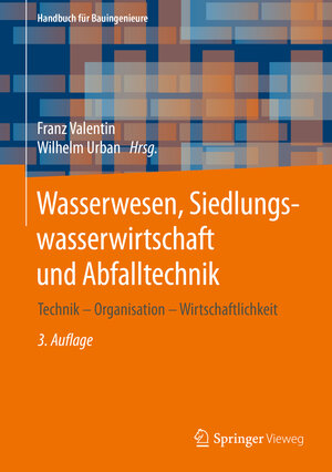 Buchcover Wasserwesen, Siedlungswasserwirtschaft und Abfalltechnik  | EAN 9783658295011 | ISBN 3-658-29501-5 | ISBN 978-3-658-29501-1